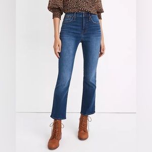 Madewell Cali Demi Boot Jeans in Lockwood Wash 26